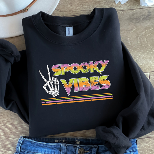 Retro Spooky Vibes- TSHIRT