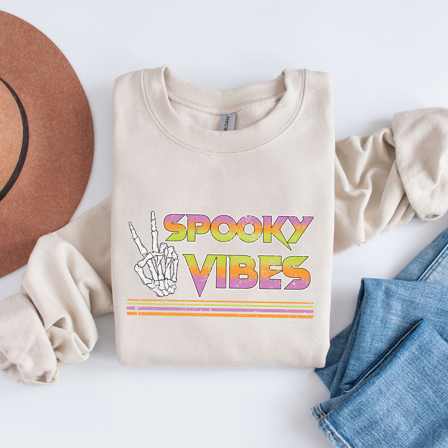 Retro Spooky Vibes- TSHIRT