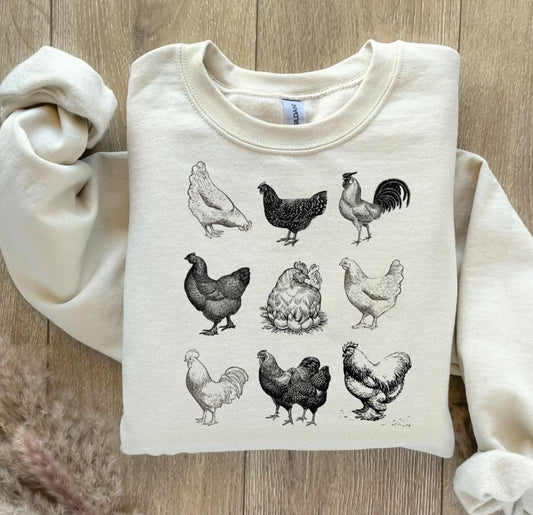 Vintage Chickens