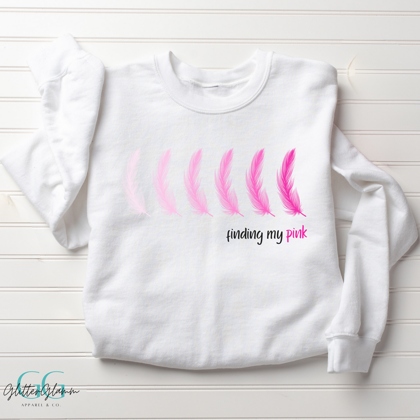 Finding My Pink Crewneck