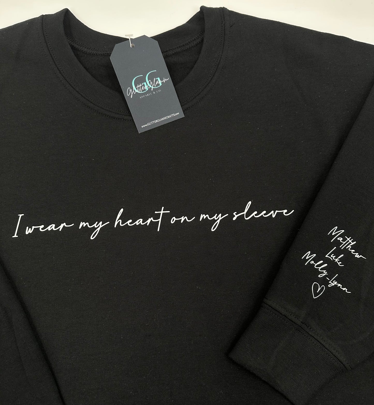 I wear my heart on my sleeve