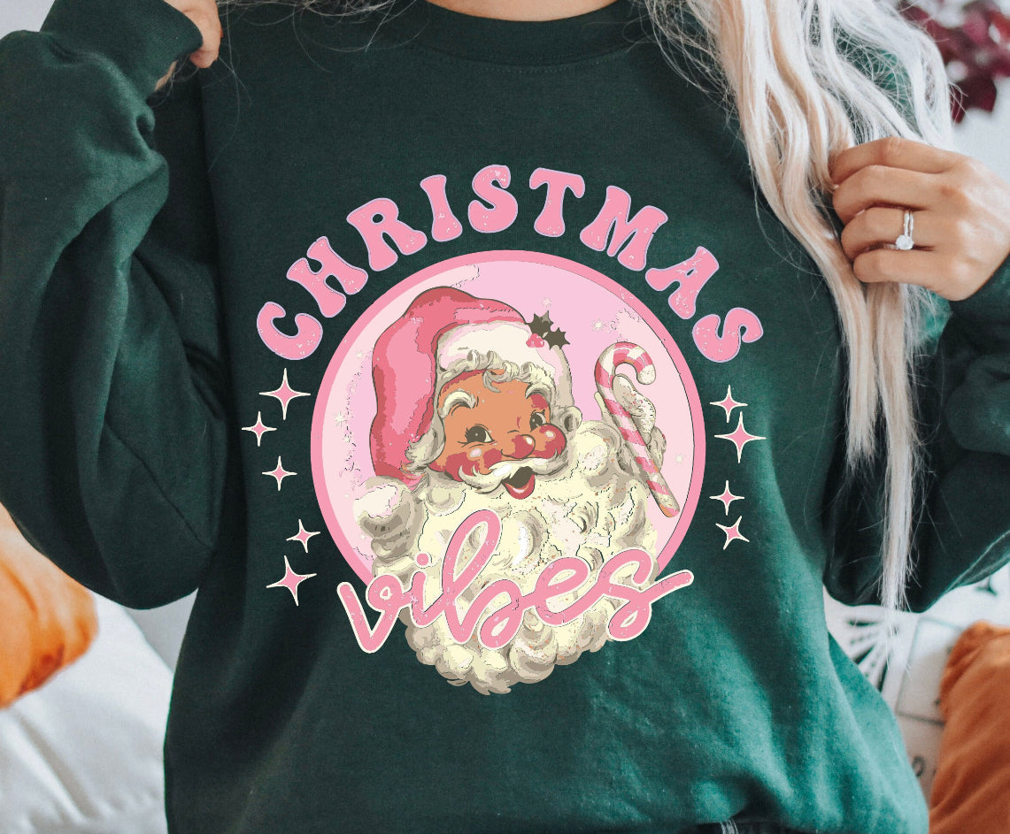 Pink Christmas Santa Vibes