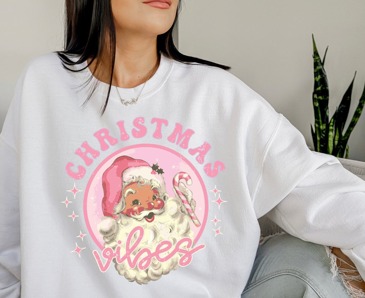 Pink Christmas Santa Vibes
