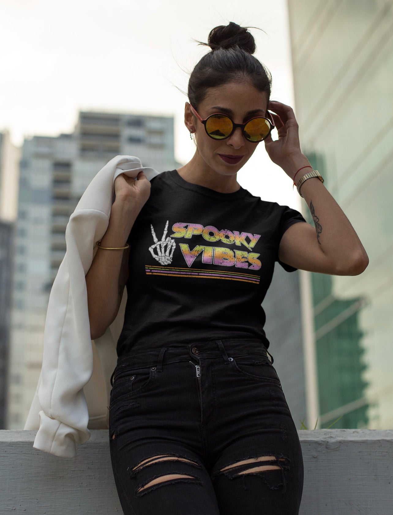 Retro Spooky Vibes Tee