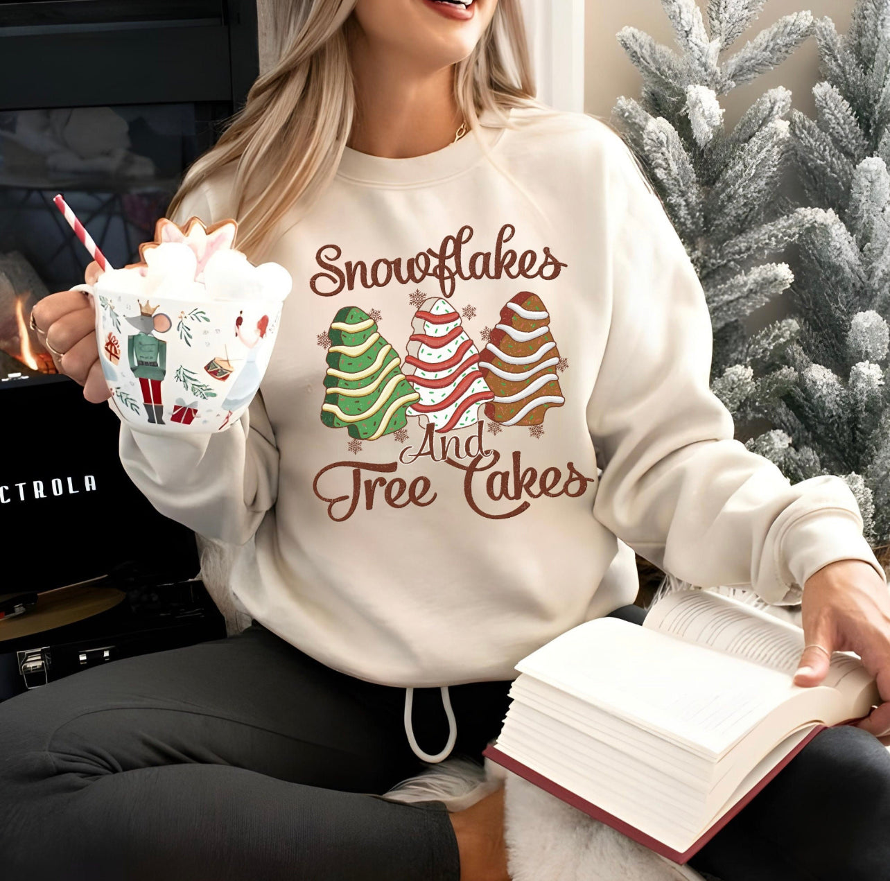 Snowflakes and Tree Cakes