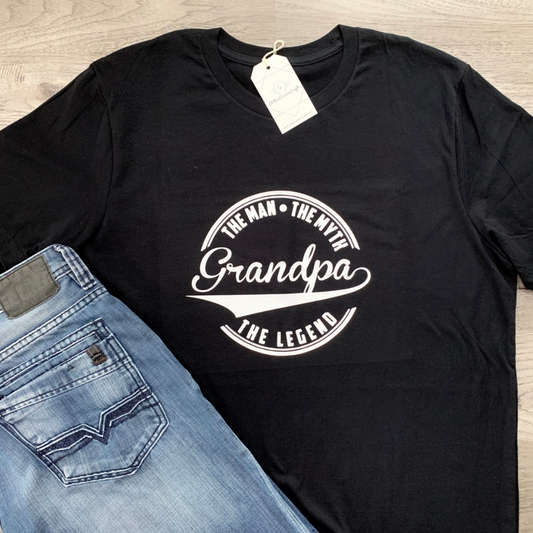 Grandpa Man. Myth. Legend. - Tee