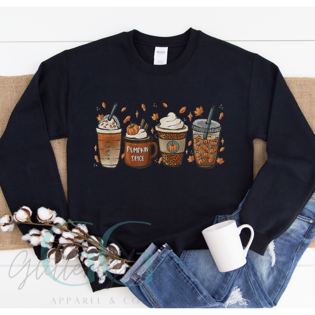 Pumpkin Spice Coffee Cups