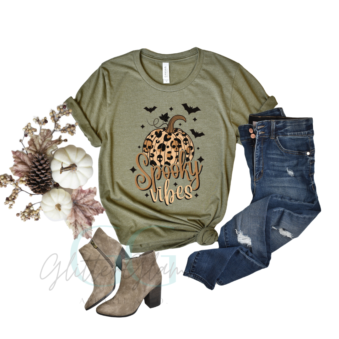 Pumpkin Spooky Vibes - Tee