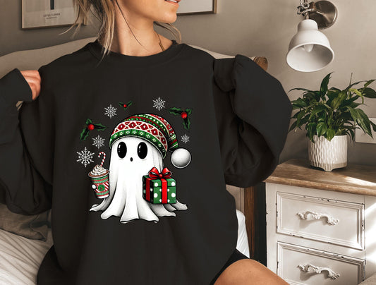 Cute Ghost with Gift