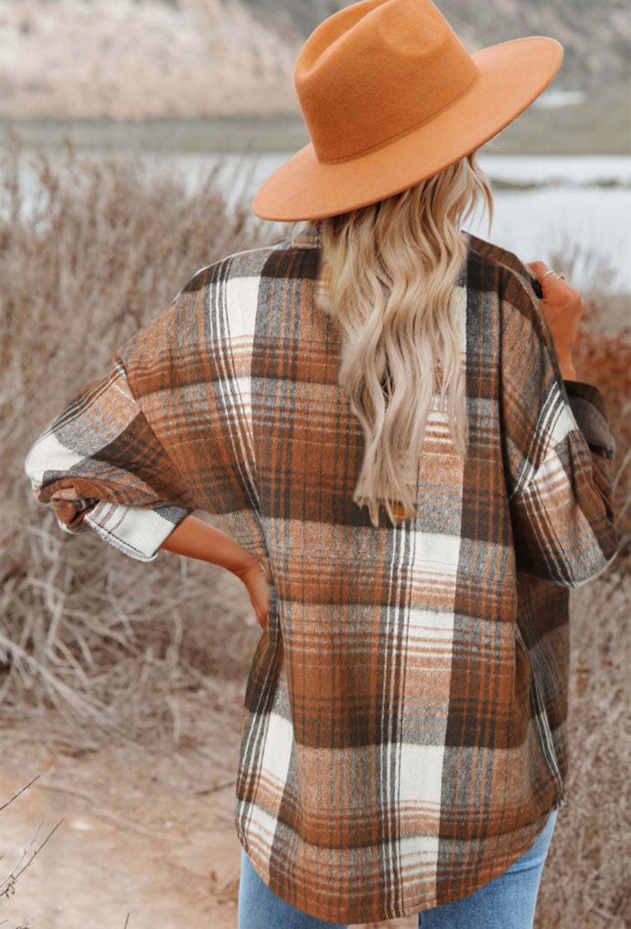 Gold Flame Plaid Shackt