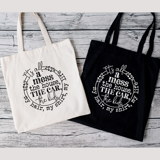 Messy Life Tote Bag