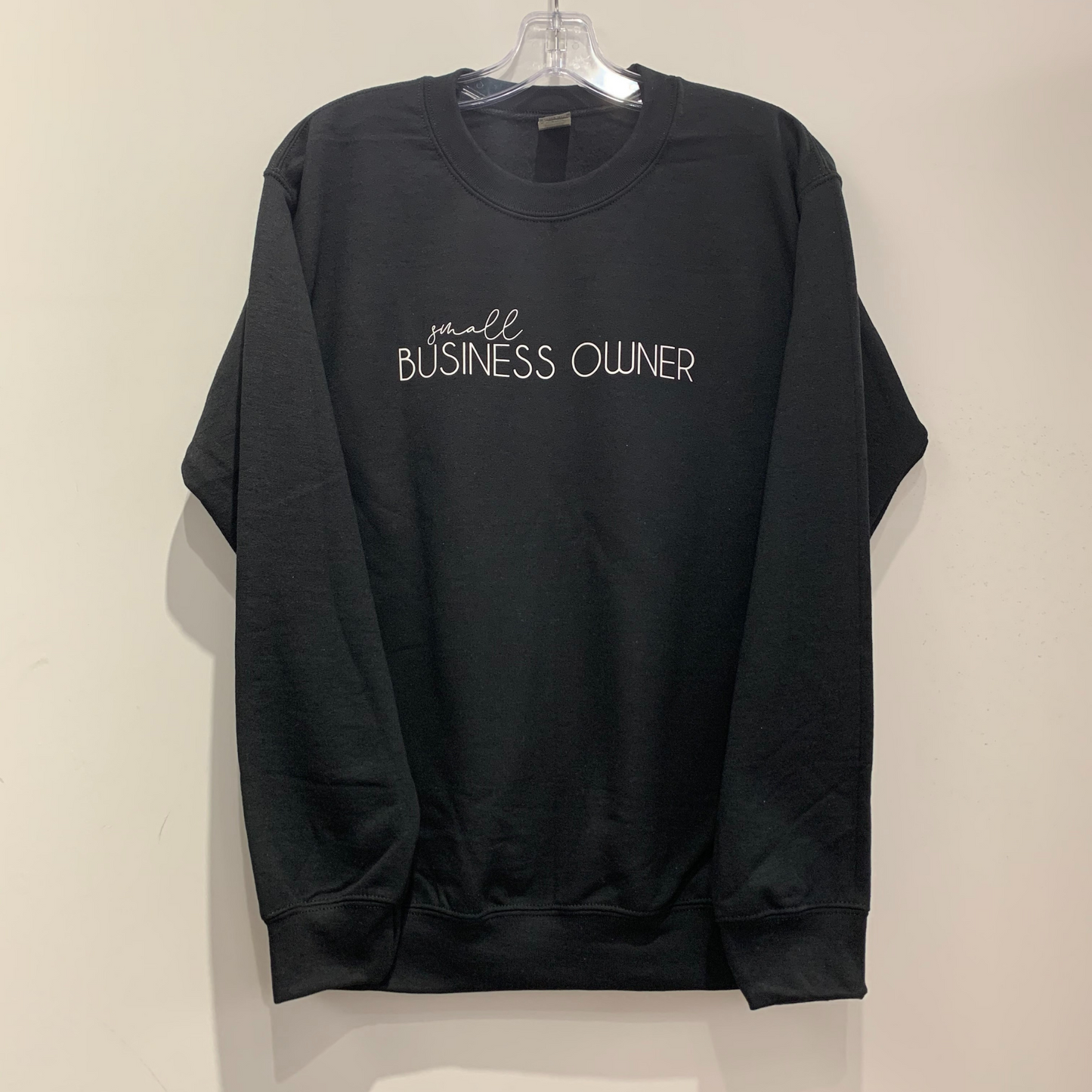 Small Business Owner - Black Crewneck